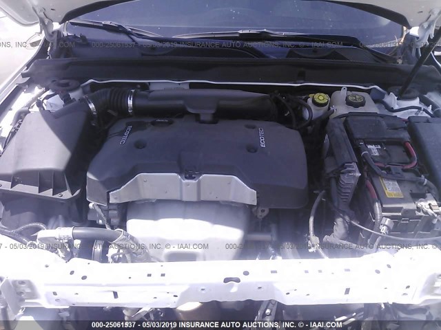 1G11C5SLXFU121256 - 2015 CHEVROLET MALIBU 1LT WHITE photo 10