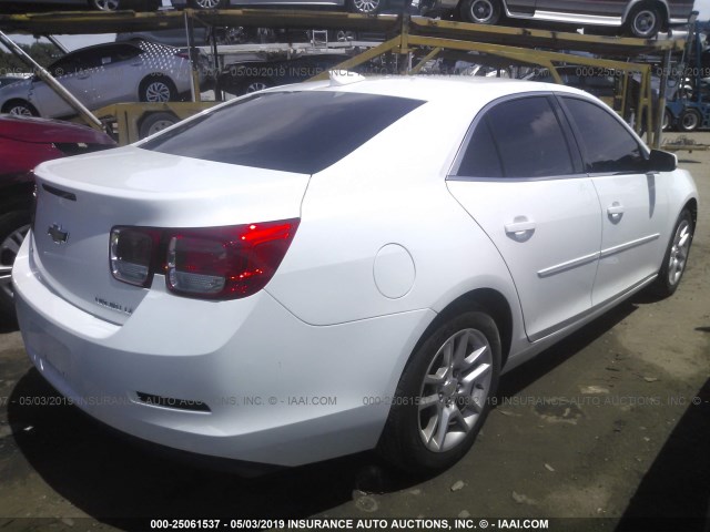 1G11C5SLXFU121256 - 2015 CHEVROLET MALIBU 1LT WHITE photo 4
