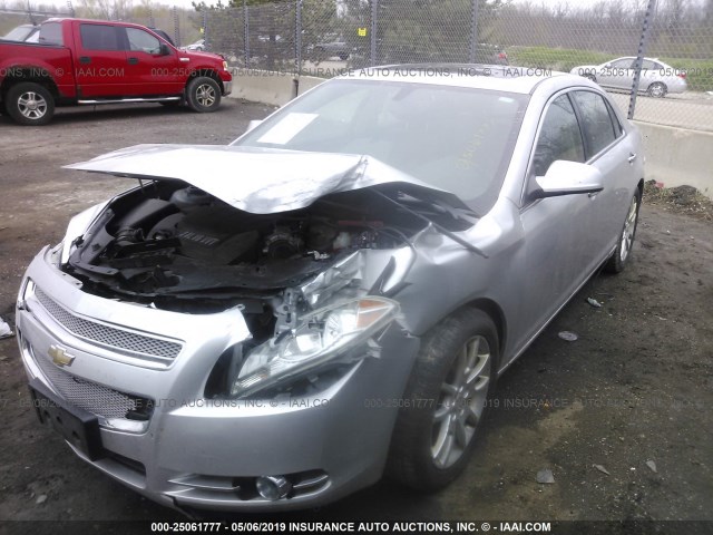 1G1ZE5E77A4127228 - 2010 CHEVROLET MALIBU LTZ SILVER photo 2