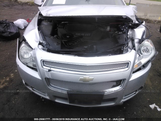 1G1ZE5E77A4127228 - 2010 CHEVROLET MALIBU LTZ SILVER photo 6