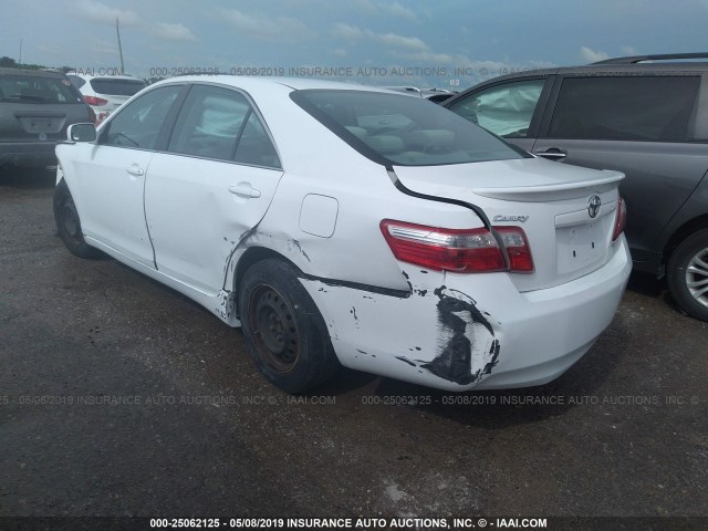4T1BE46K97U609001 - 2007 TOYOTA CAMRY NEW GENERAT CE/LE/XLE/SE WHITE photo 3