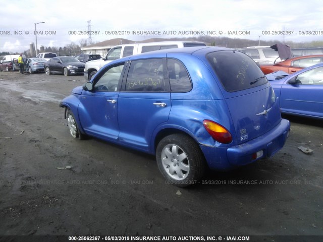 3C8FY68BX5T618768 - 2005 CHRYSLER PT CRUISER LIMITED BLUE photo 3