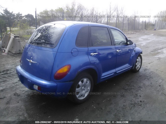 3C8FY68BX5T618768 - 2005 CHRYSLER PT CRUISER LIMITED BLUE photo 4