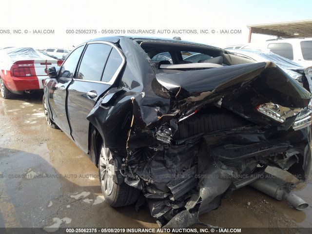 1HGCR3F87EA014983 - 2014 HONDA ACCORD BLACK photo 3