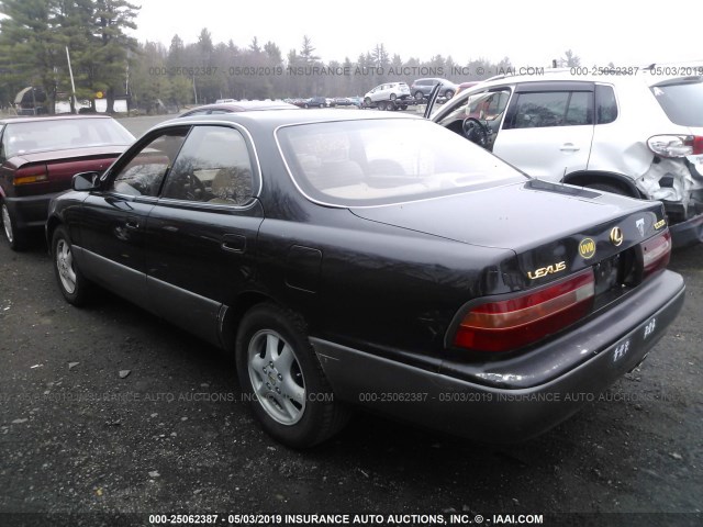 JT8GK13T7S0077938 - 1995 LEXUS ES 300 BLACK photo 3