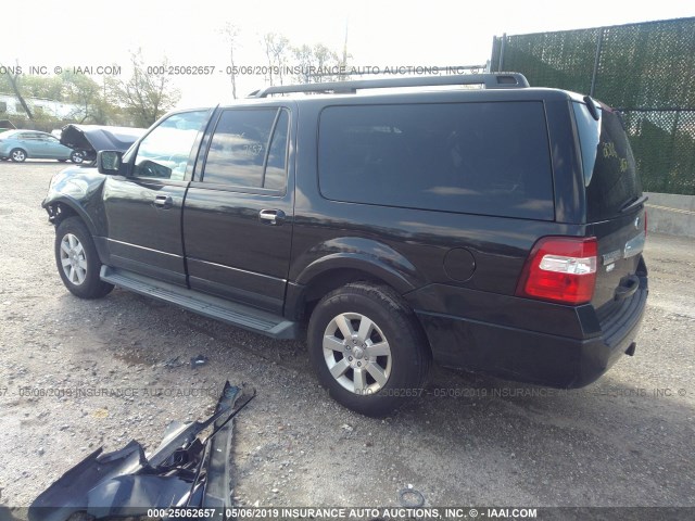 1FMJK1G53AEA76219 - 2010 FORD EXPEDITION EL XLT BLACK photo 3