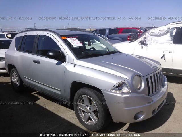 1J8FT47W18D644431 - 2008 JEEP COMPASS SPORT SILVER photo 1