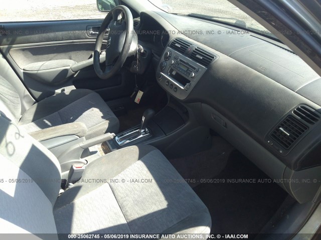 JHMES96694S007702 - 2004 HONDA CIVIC HYBRID SILVER photo 5