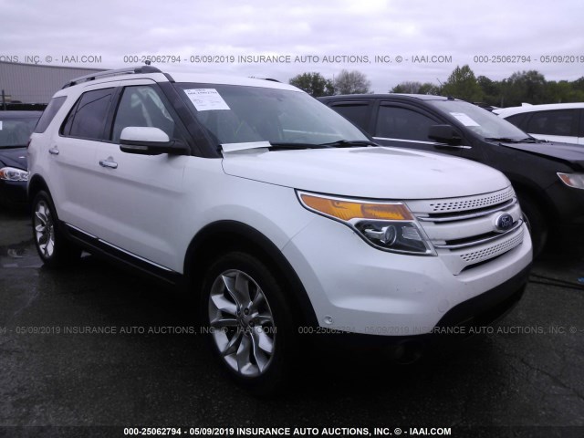 1FMHK8F85BGA79972 - 2011 FORD EXPLORER LIMITED WHITE photo 1