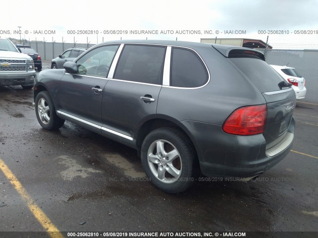 WP1AB29P04LA60714 - 2004 PORSCHE CAYENNE S GRAY photo 3