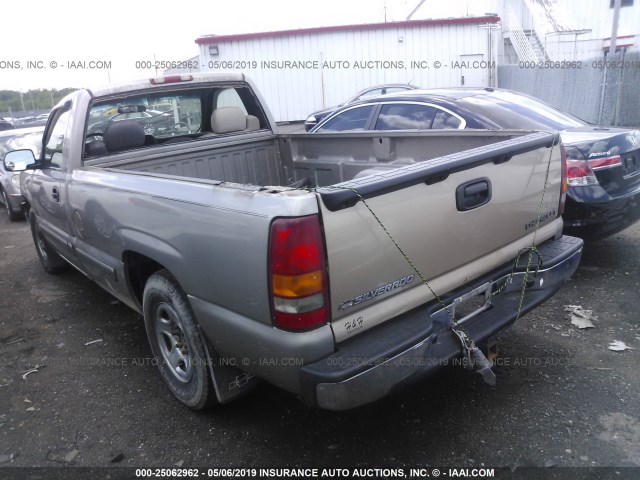 1GCEC14W5XE161877 - 1999 CHEVROLET SILVERADO C1500 SILVER photo 3