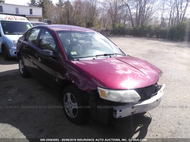 1G8AG52F74Z108657 - 2004 SATURN ION LEVEL 1 RED photo 1