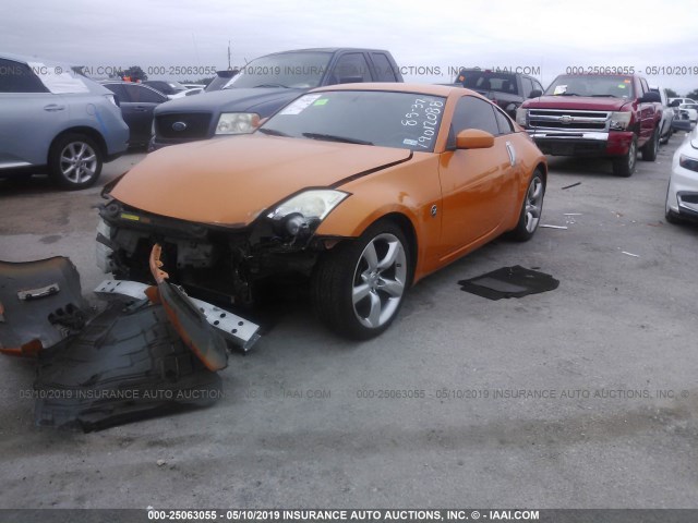 JN1BZ34D57M503218 - 2007 NISSAN 350Z COUPE ORANGE photo 2