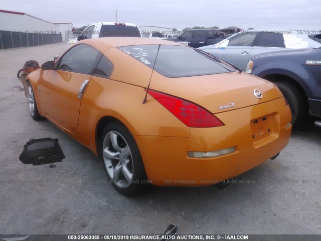 JN1BZ34D57M503218 - 2007 NISSAN 350Z COUPE ORANGE photo 3