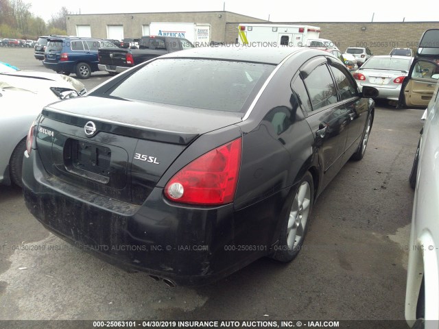 1N4BA41E65C819596 - 2005 NISSAN MAXIMA SE/SL BLACK photo 4