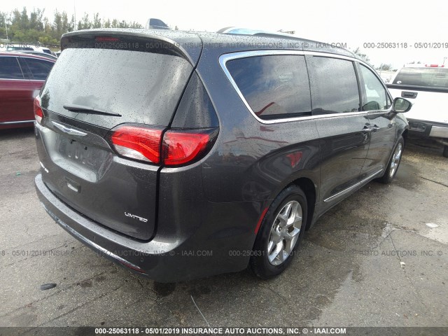 2C4RC1GG0KR552081 - 2019 CHRYSLER PACIFICA LIMITED GRAY photo 4