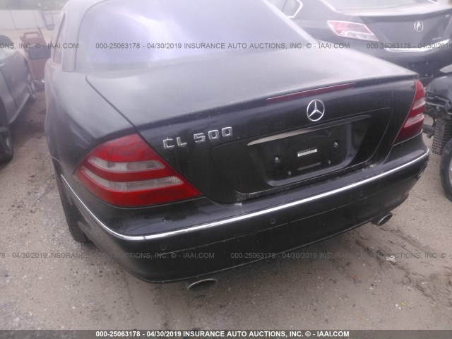 WDBPJ75J12A028214 - 2002 MERCEDES-BENZ CL BLACK photo 6