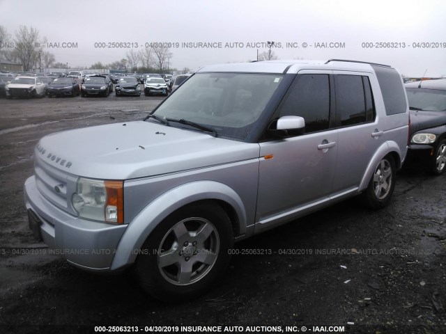 SALAE24426A386625 - 2006 LAND ROVER LR3 SILVER photo 2