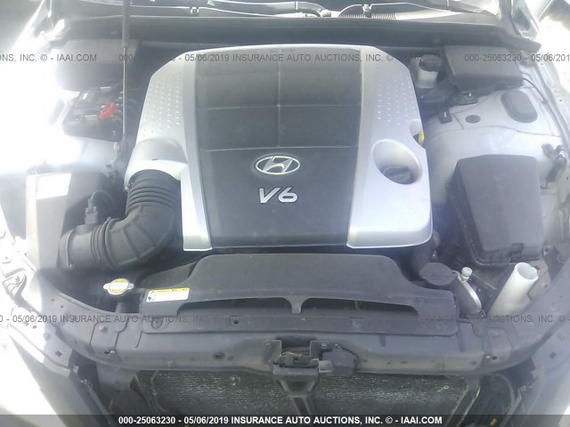 KMHGC4DE4BU114822 - 2011 HYUNDAI GENESIS 3.8L SILVER photo 10