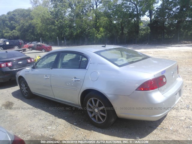 1G4HD57237U208898 - 2007 BUICK LUCERNE CXL SILVER photo 3