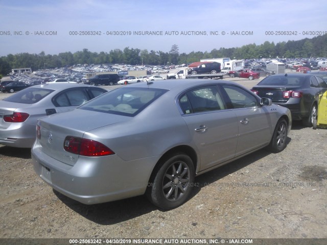 1G4HD57237U208898 - 2007 BUICK LUCERNE CXL SILVER photo 4