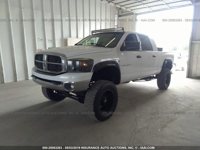 3D7KS29C16G130049 - 2006 DODGE RAM 2500 WHITE photo 2