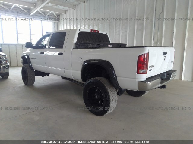 3D7KS29C16G130049 - 2006 DODGE RAM 2500 WHITE photo 3