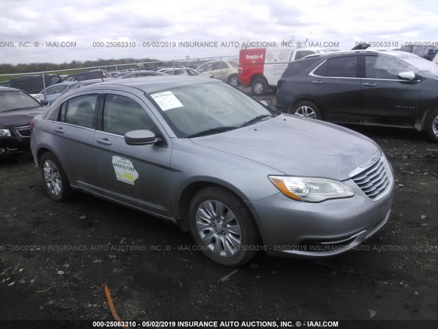 1C3CCBAG8EN128335 - 2014 CHRYSLER 200 LX SILVER photo 1