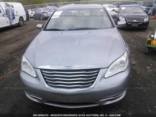 1C3CCBAG8EN128335 - 2014 CHRYSLER 200 LX SILVER photo 6