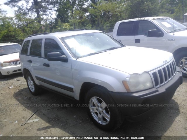 1J4GS48K15C686314 - 2005 JEEP GRAND CHEROKEE LAREDO/COLUMBIA/FREEDOM SILVER photo 1