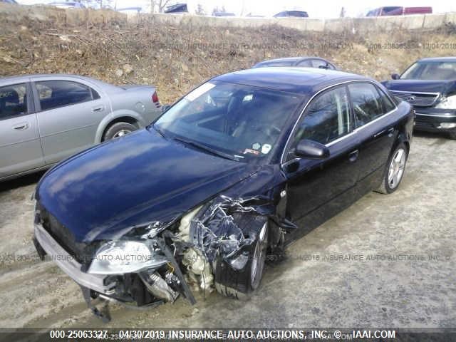 WAUDF78E16A214973 - 2006 AUDI A4 2.0T QUATTRO BLACK photo 2