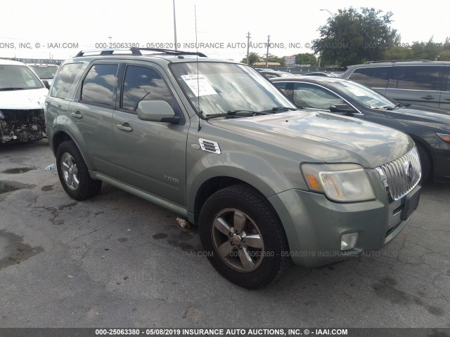 4M2CU97168KJ42710 - 2008 MERCURY MARINER PREMIER GREEN photo 1