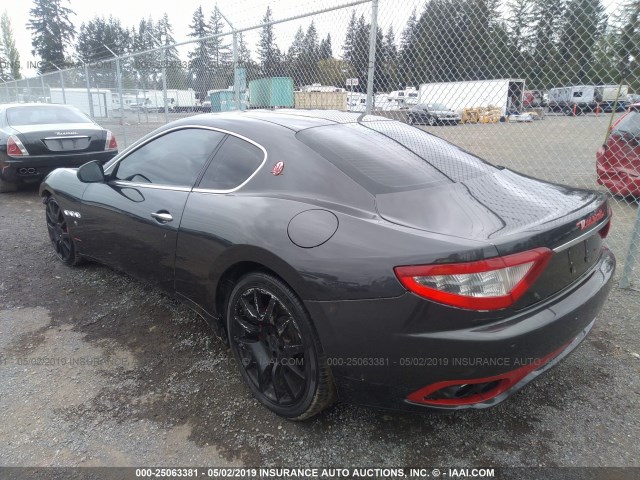 ZAMGJ45A380037569 - 2008 MASERATI GRANTURISMO  BLACK photo 3