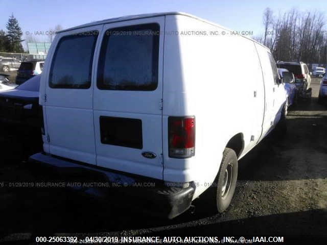 1FTRE14232HB03248 - 2002 FORD ECONOLINE E150 VAN WHITE photo 4