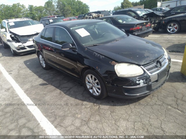 3VWRZ7AJXAM008292 - 2010 VOLKSWAGEN JETTA SE/SEL BLACK photo 1