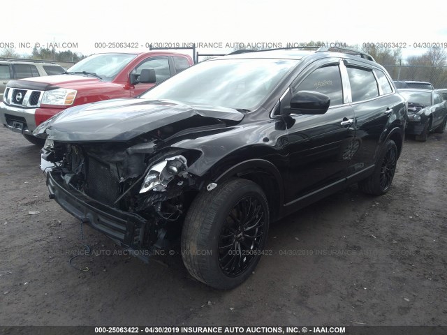 JM3TB3MV2A0208596 - 2010 MAZDA CX-9 BLACK photo 2