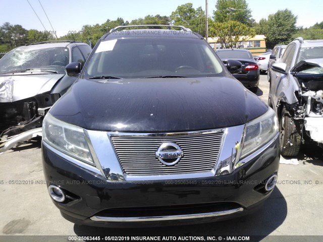 5N1AR2MN8DC633289 - 2013 NISSAN PATHFINDER S/SV/SL/PLATINUM Черный фото 6