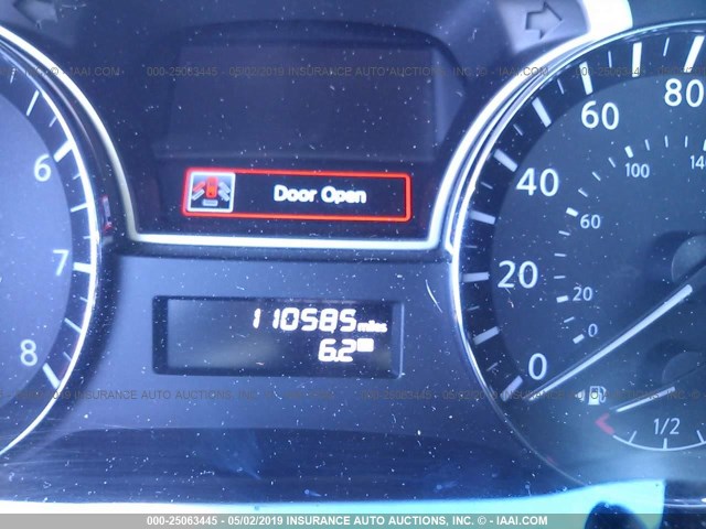 5N1AR2MN8DC633289 - 2013 NISSAN PATHFINDER S/SV/SL/PLATINUM Черный фото 7