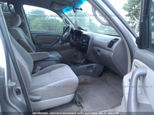 5TBET34136S512903 - 2006 TOYOTA TUNDRA DOUBLE CAB SR5 GRAY photo 5