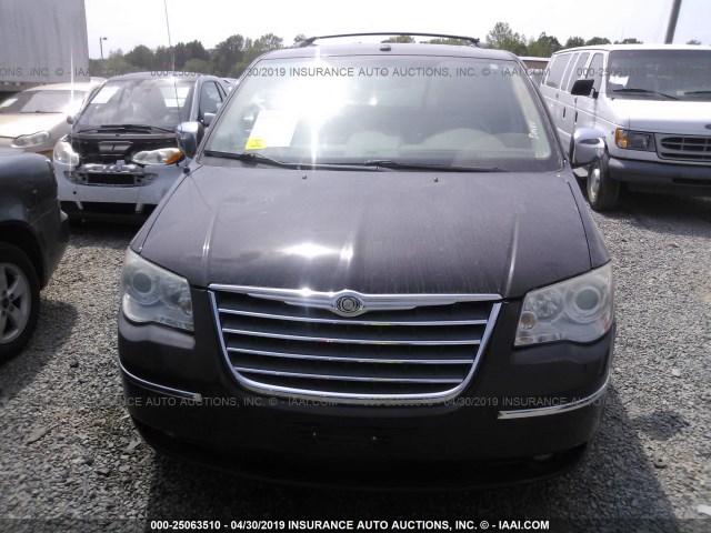 2A4RR6DX0AR239878 - 2010 CHRYSLER TOWN & COUNTRY LIMITED BLACK photo 6