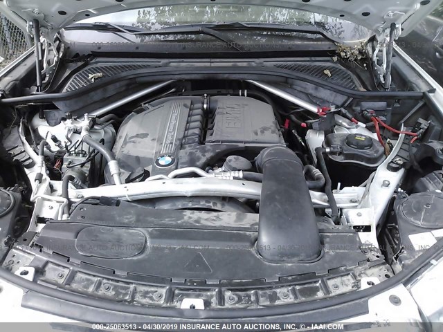 5UXKR0C55F0P12050 - 2015 BMW X5 XDRIVE35I WHITE photo 10