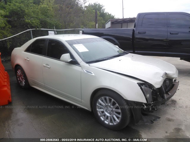 1G6DE5EGXA0109463 - 2010 CADILLAC CTS LUXURY COLLECTION WHITE photo 1