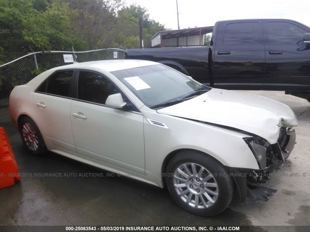 1G6DE5EGXA0109463 - 2010 CADILLAC CTS LUXURY COLLECTION WHITE photo 4