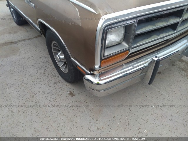 3B4GD12Y9JM824523 - 1988 DODGE RAMCHARGER AD-100 BROWN photo 6