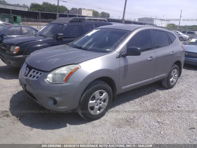 JN8AS5MT5BW189393 - 2011 NISSAN ROGUE GRAY photo 2