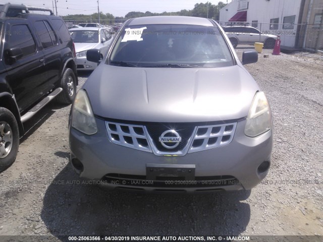 JN8AS5MT5BW189393 - 2011 NISSAN ROGUE GRAY photo 6