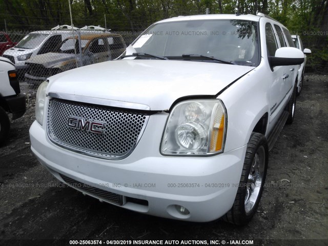 1GKFK66867J210552 - 2007 GMC YUKON XL DENALI WHITE photo 6