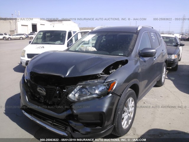 JN8AT2MT7JW450940 - 2018 NISSAN ROGUE S/SL/SV GRAY photo 2