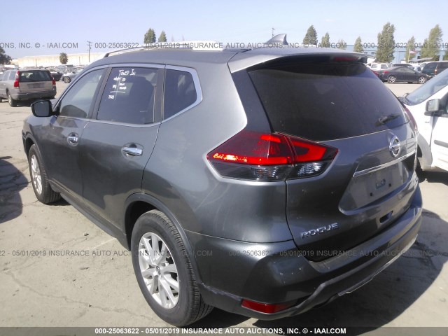 JN8AT2MT7JW450940 - 2018 NISSAN ROGUE S/SL/SV GRAY photo 3