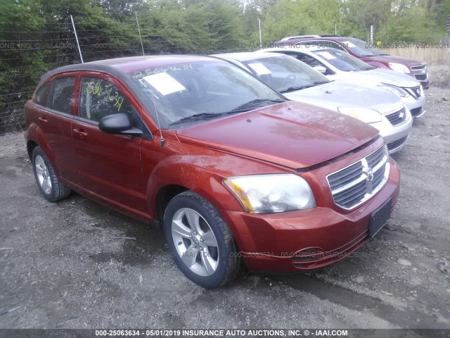 1B3CB4HAXAD592157 - 2010 DODGE CALIBER SXT ORANGE photo 1